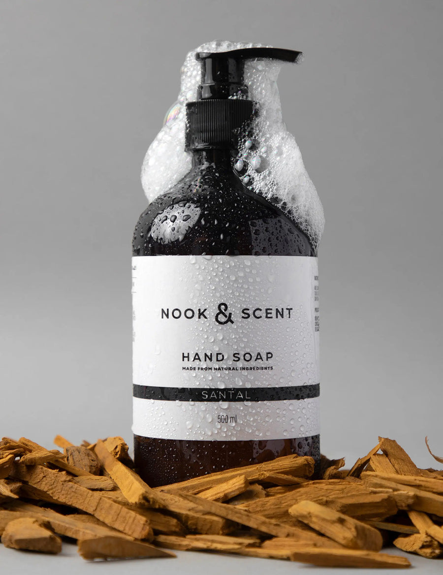 Hand Soap en el baño de visitas